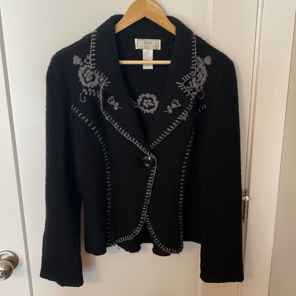 100% Wool Cottagecore Blazer
